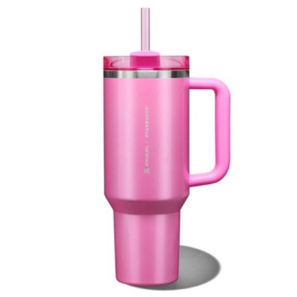 Starbucks x Target Pink Stanley Quencher Vacuum Stainless-Steel Tumbler